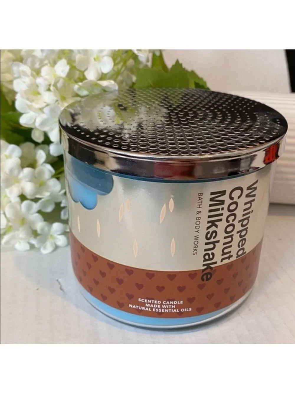 Bath & Body Works “Whipped Coconut Milkshake” New 3 Wick Candle